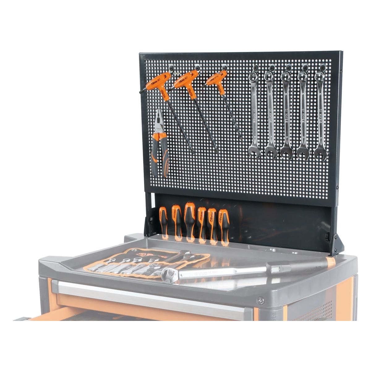 Panneau perforé avec supports pour servante C37 3700/PF