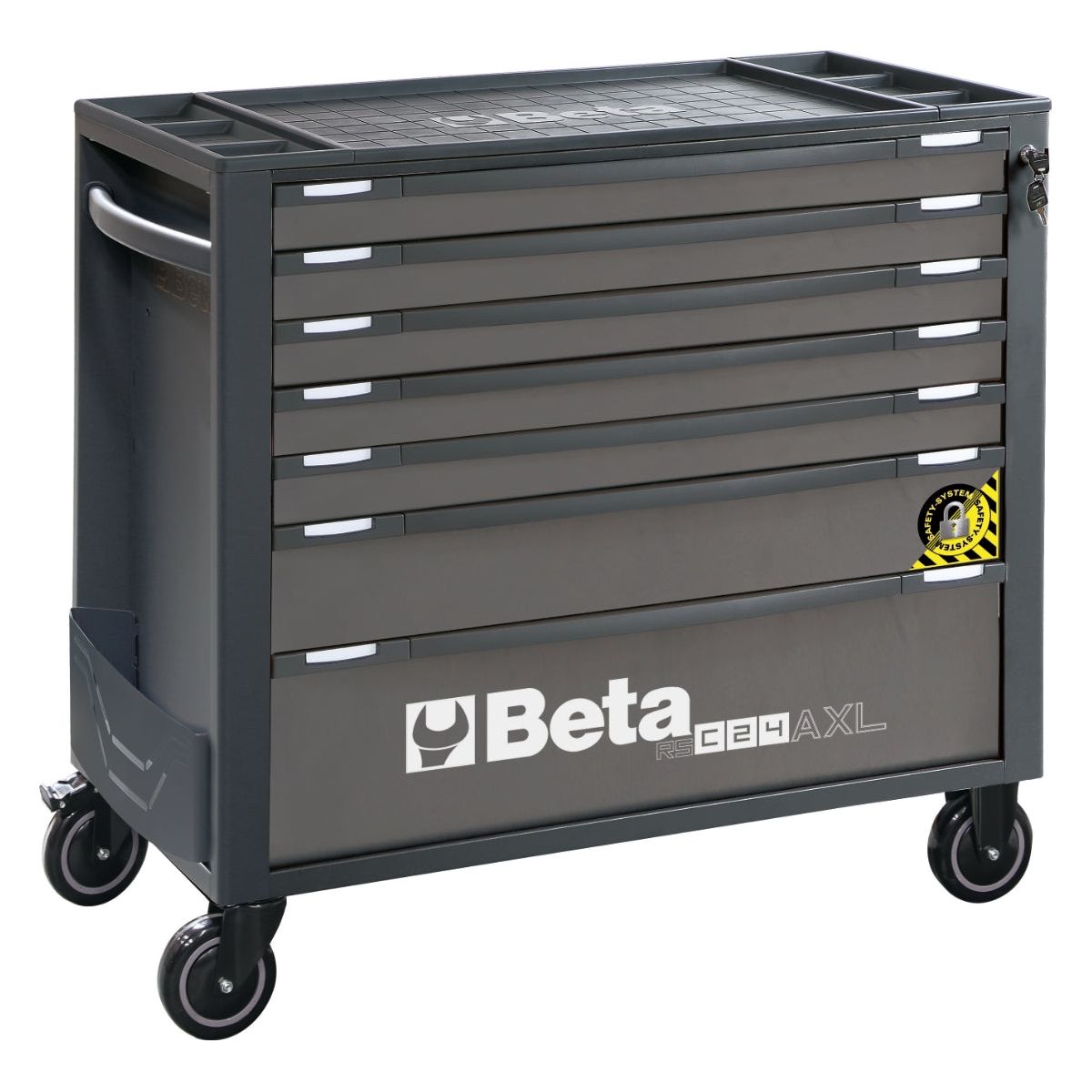 Servante mobile extra large avec 7 tiroirs, avec système anti-basculement RSC24AXL/7-A