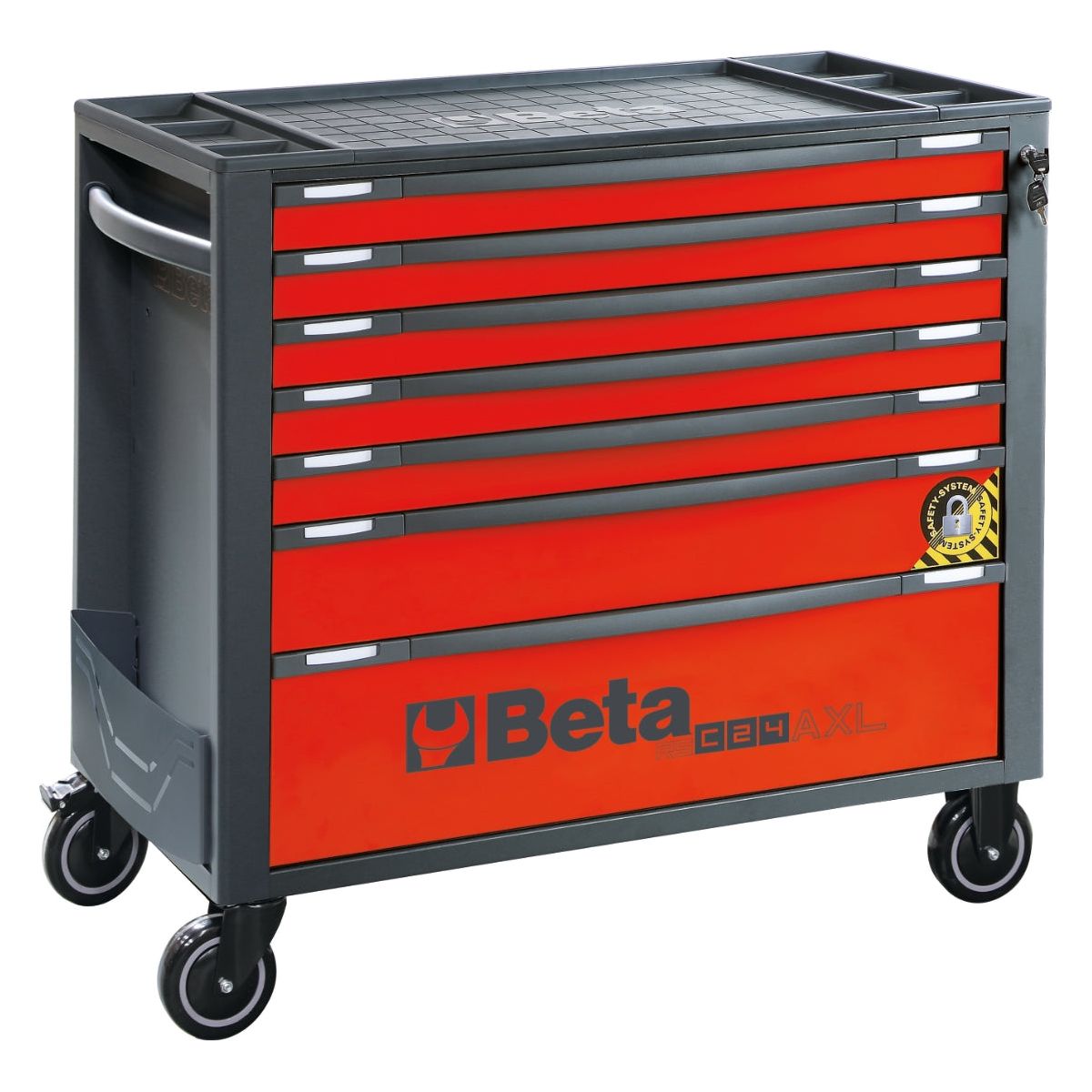 Servante mobile extra large avec 7 tiroirs, avec système anti-basculement RSC24AXL/7-A