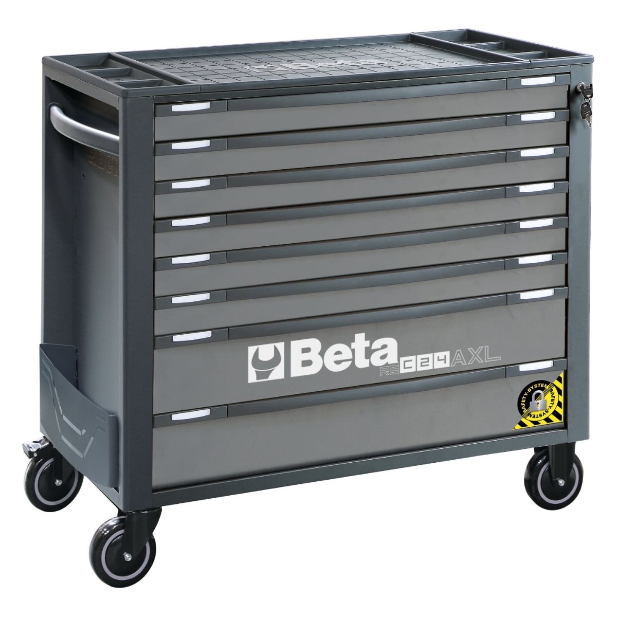 Servante mobile extra large avec 8 tiroirs, avec système anti-basculement RSC24AXL/8-A