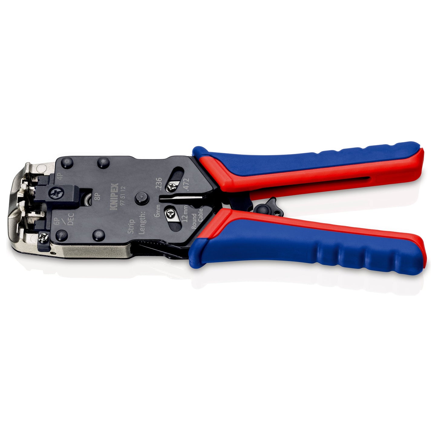 Pince à sertir fiches Western Knipex 97 51 12 - 200 mm