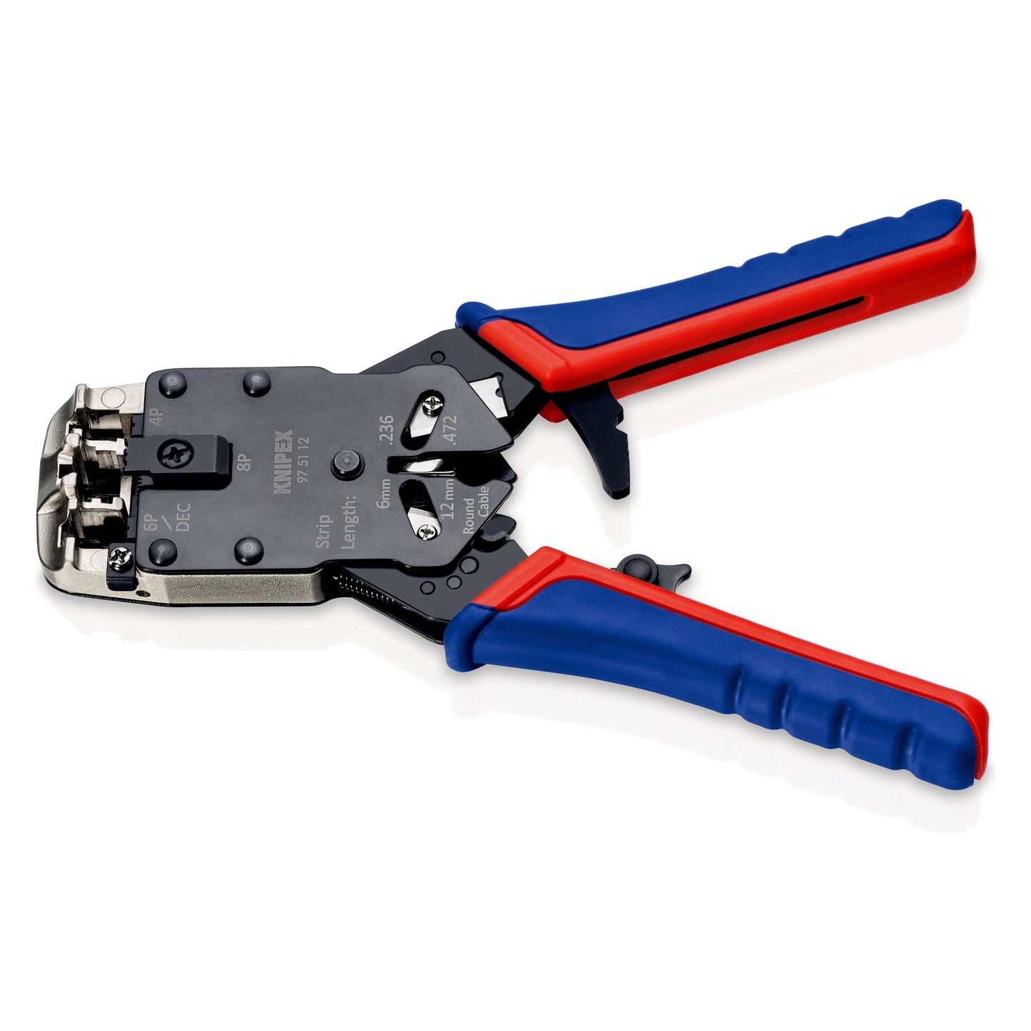 Pince à sertir fiches Western Knipex 97 51 12 - 200 mm