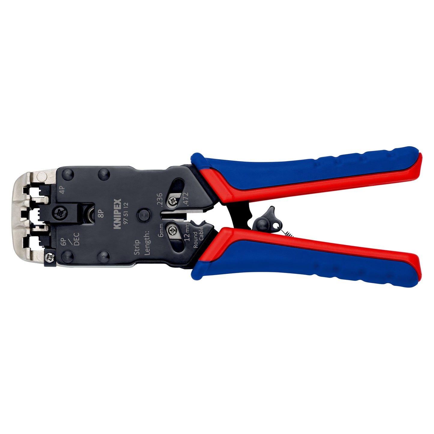 Pince à sertir fiches Western Knipex 97 51 12 - 200 mm