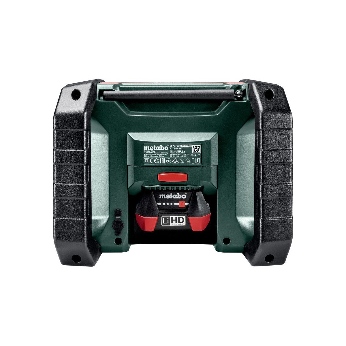 R 12-18 DAB+ BT Radio de chantier sans fil Metabo