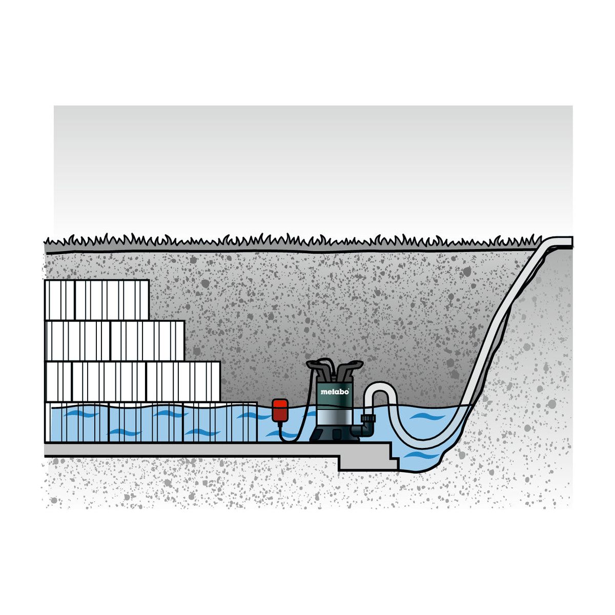 TP 8000 S Pompe immergée pour eau claire Metabo