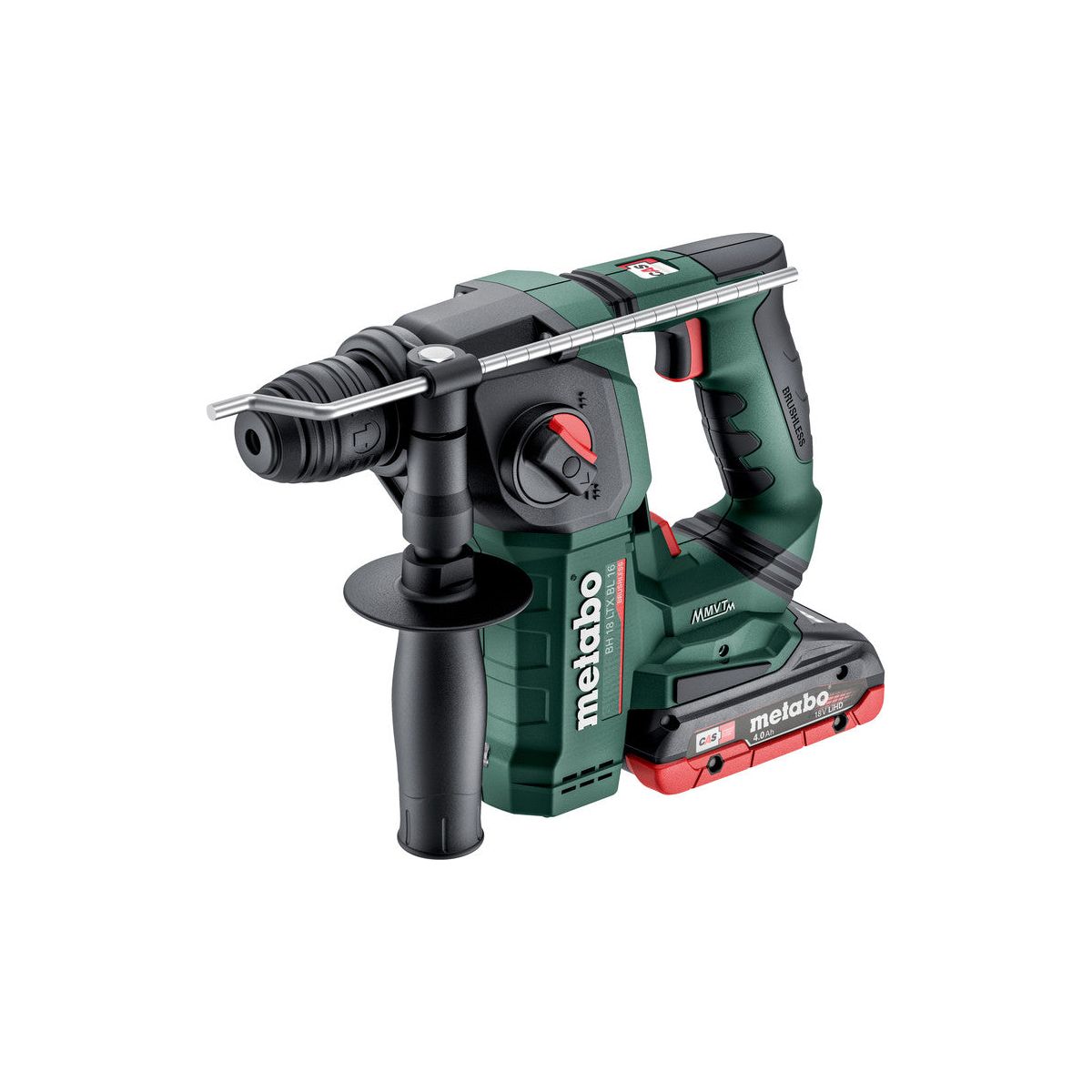 BH 18 LTX BL 16 Marteau sans fil Metabo (avec 2 accus + chargeur + metaBOX)