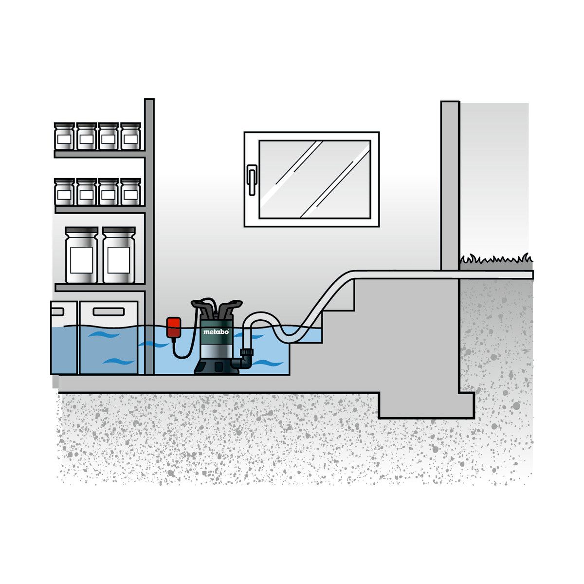 TPF 6600 SN Pompe immergée pour eau claire Metabo