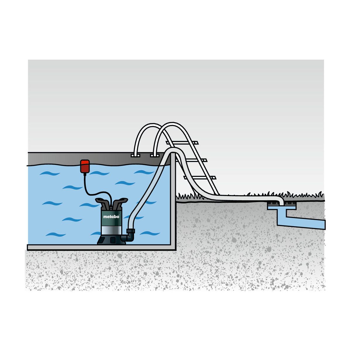 TP 8000 S Pompe immergée pour eau claire Metabo