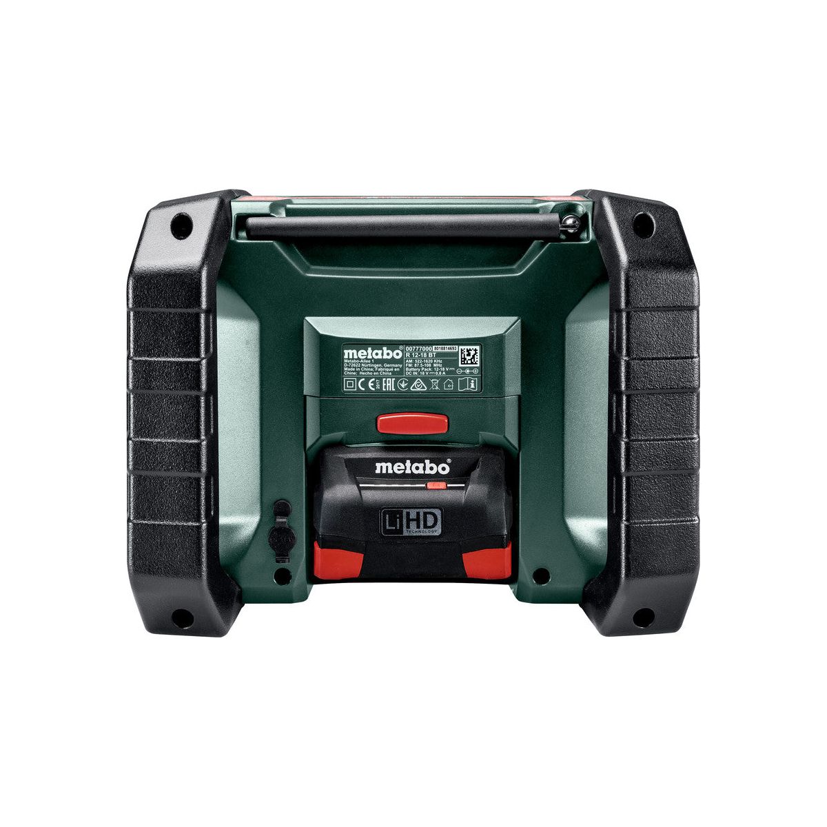 R 12-18 DAB+ BT Radio de chantier sans fil Metabo