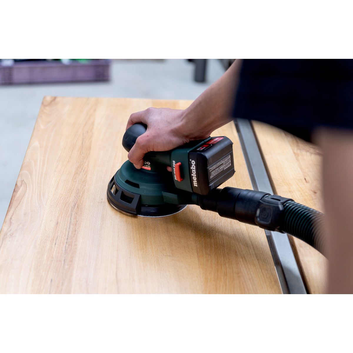 PowerMaxx SXA 12-125 BL Ponceuse excentrique sans fil Metabo (sans accu)