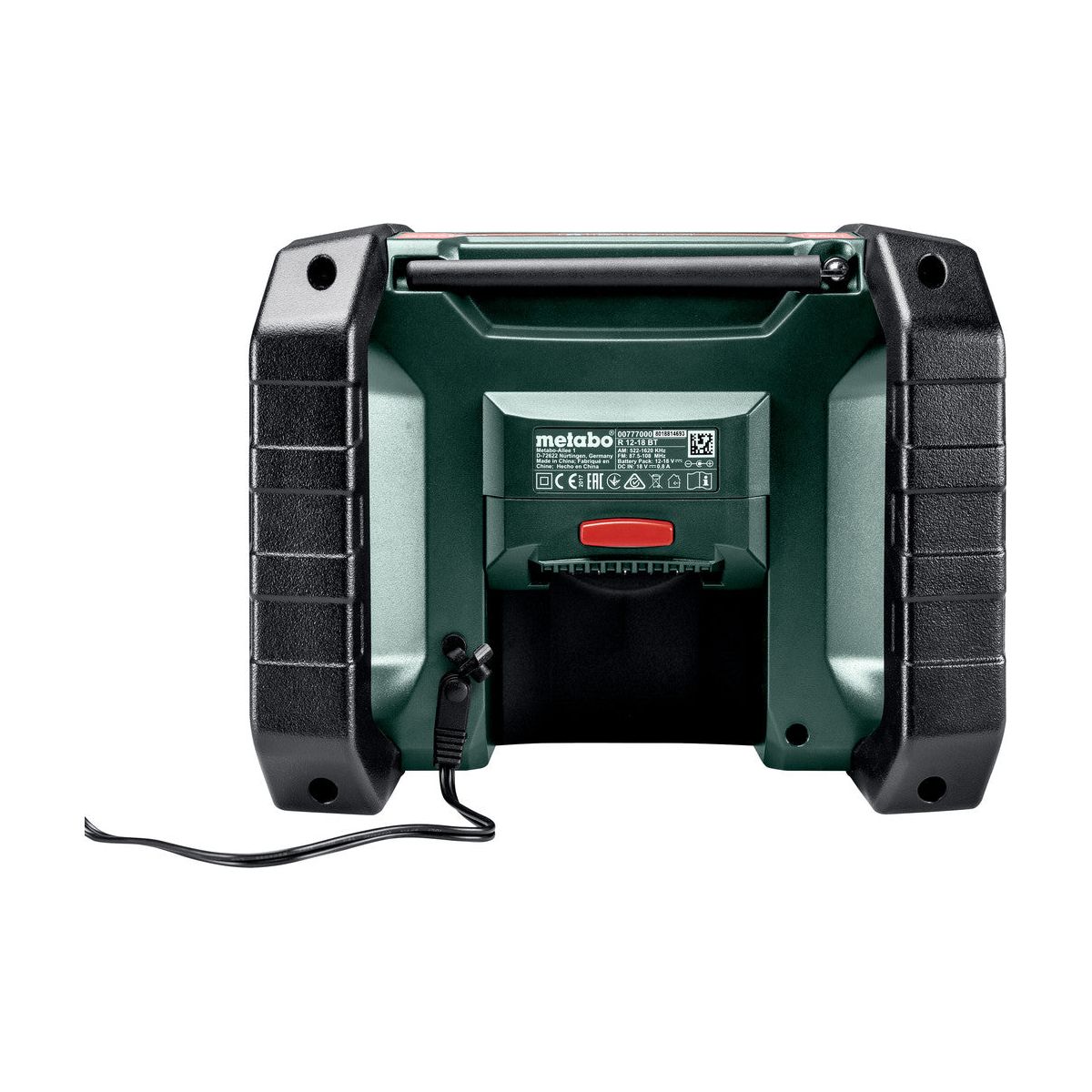 R 12-18 DAB+ BT Radio de chantier sans fil Metabo