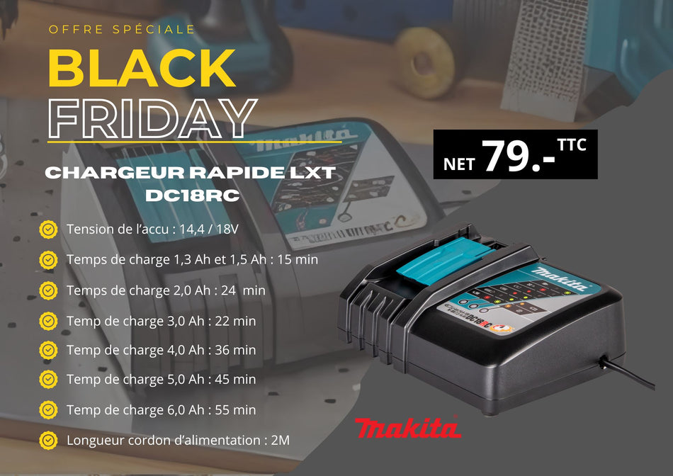 Chargeur rapide LXT DC18RC