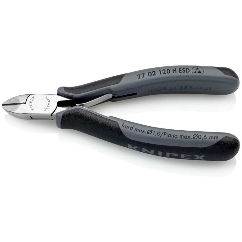 Pince coupante de côté Knipex 77 02 120 H ESD - 120 mm