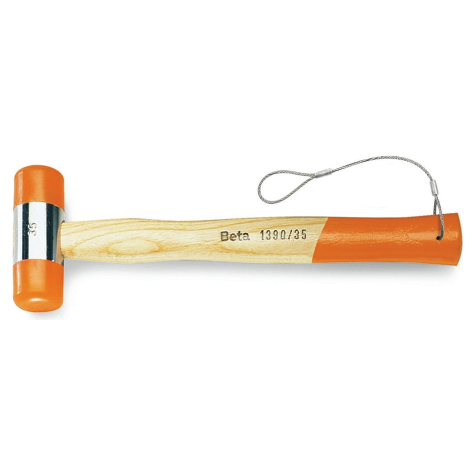 Maillet à embouts nylon, manche en bois H-SAFE 1390HS 35