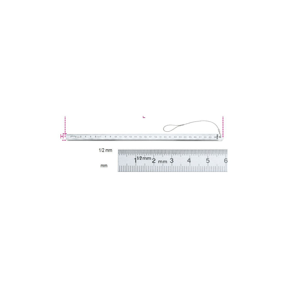 Réglet flexible en acier inoxydable 1682HS 300