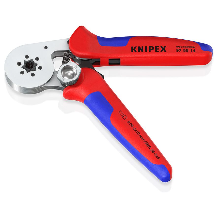 Pince à sertir auto-ajustable Knipex 97 55 14 - 180 mm