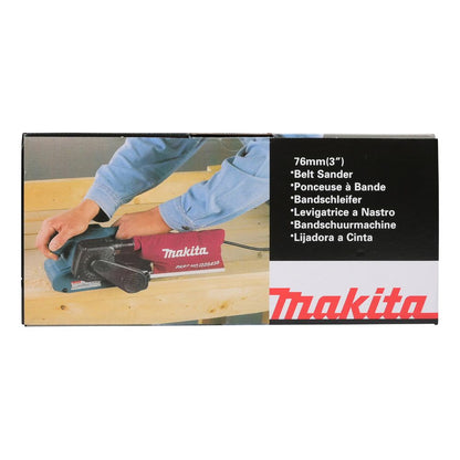 Ponceuse à ruban électrique Makita 650 W • 75 – 270 m/min • 76 mm