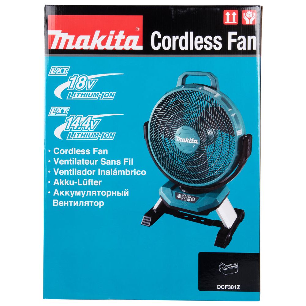 Ventilateur portatif LXT Makita 14,4V / 18V •  ø 330 mm • 21 m³ / min