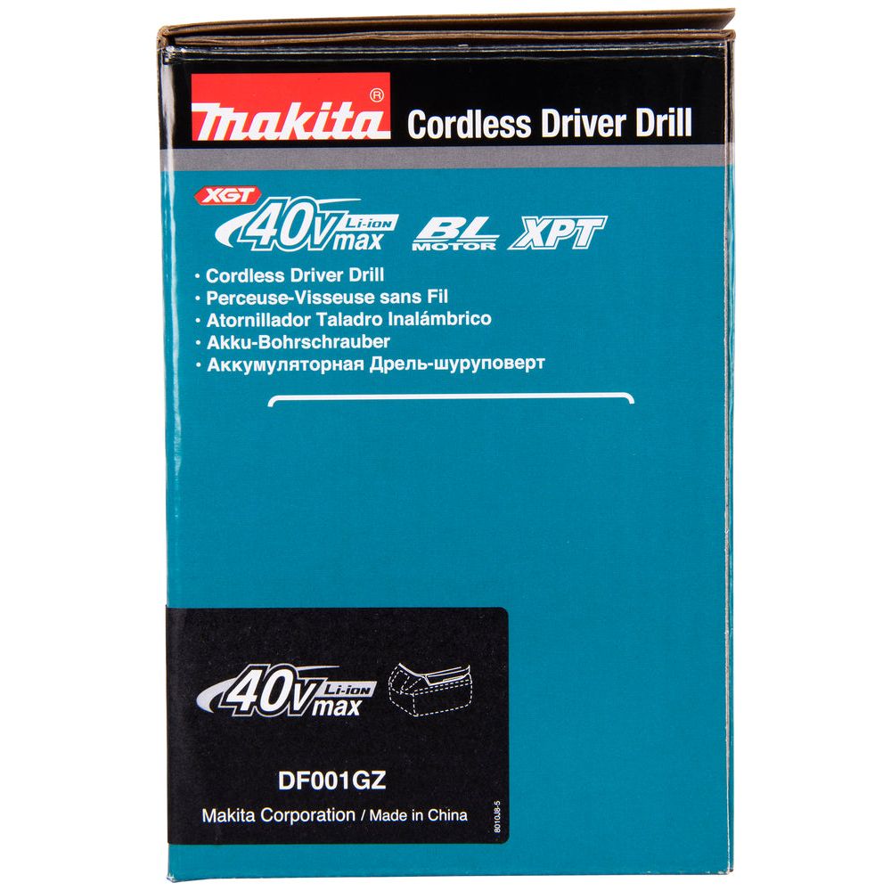 Perceuse-visseuse XGT Makita 40V max • 140 Nm • 0 – 2 600 min⁻¹ (sans accu)