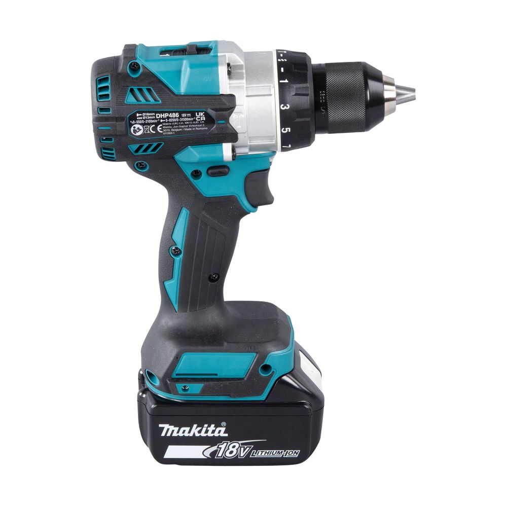 Perceuse-frappeuse LXT Makita 18V • 130 Nm • 0 – 2 100 min⁻¹ (avec accu)