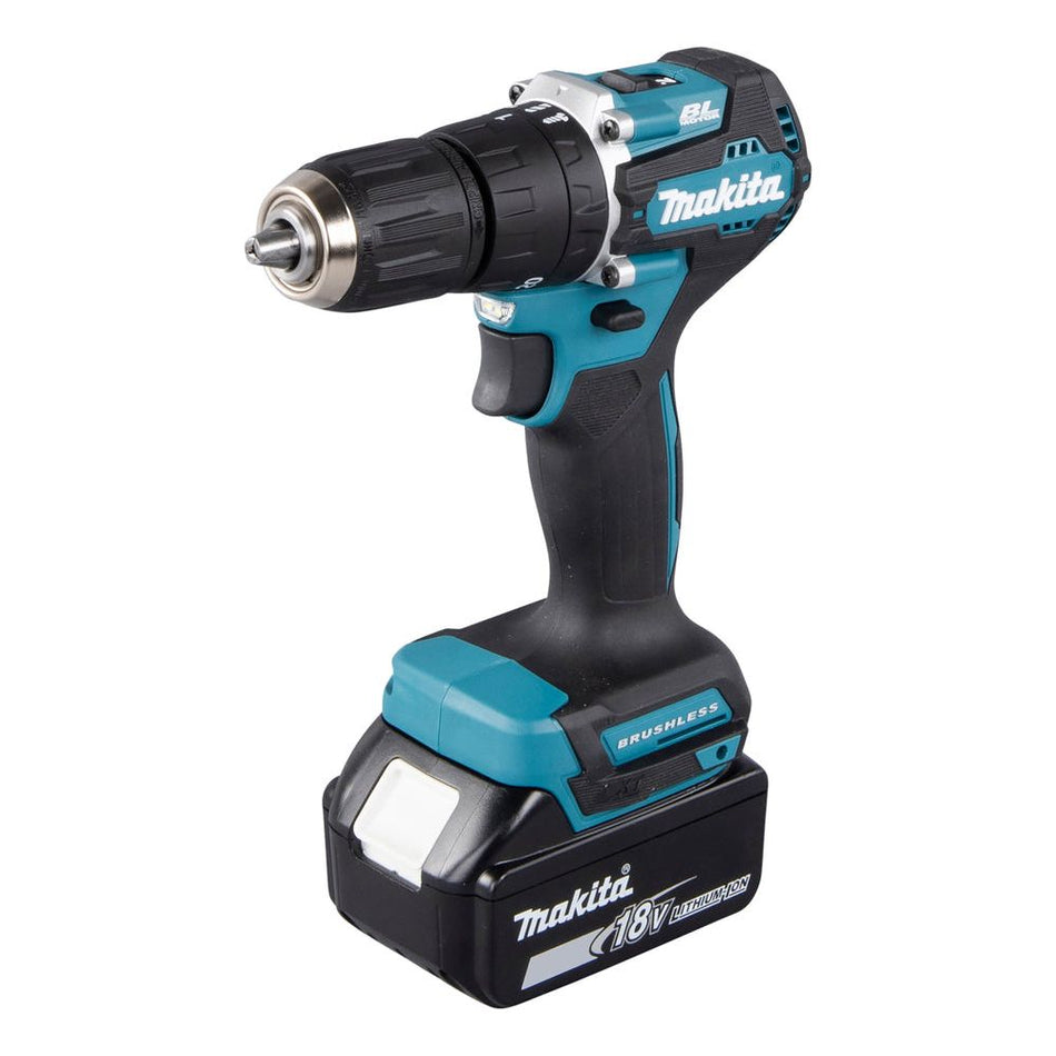 Perceuse-frappeuse LXT Makita 18V • 40 Nm • 0 – 1 700 min⁻¹ (avec accu)