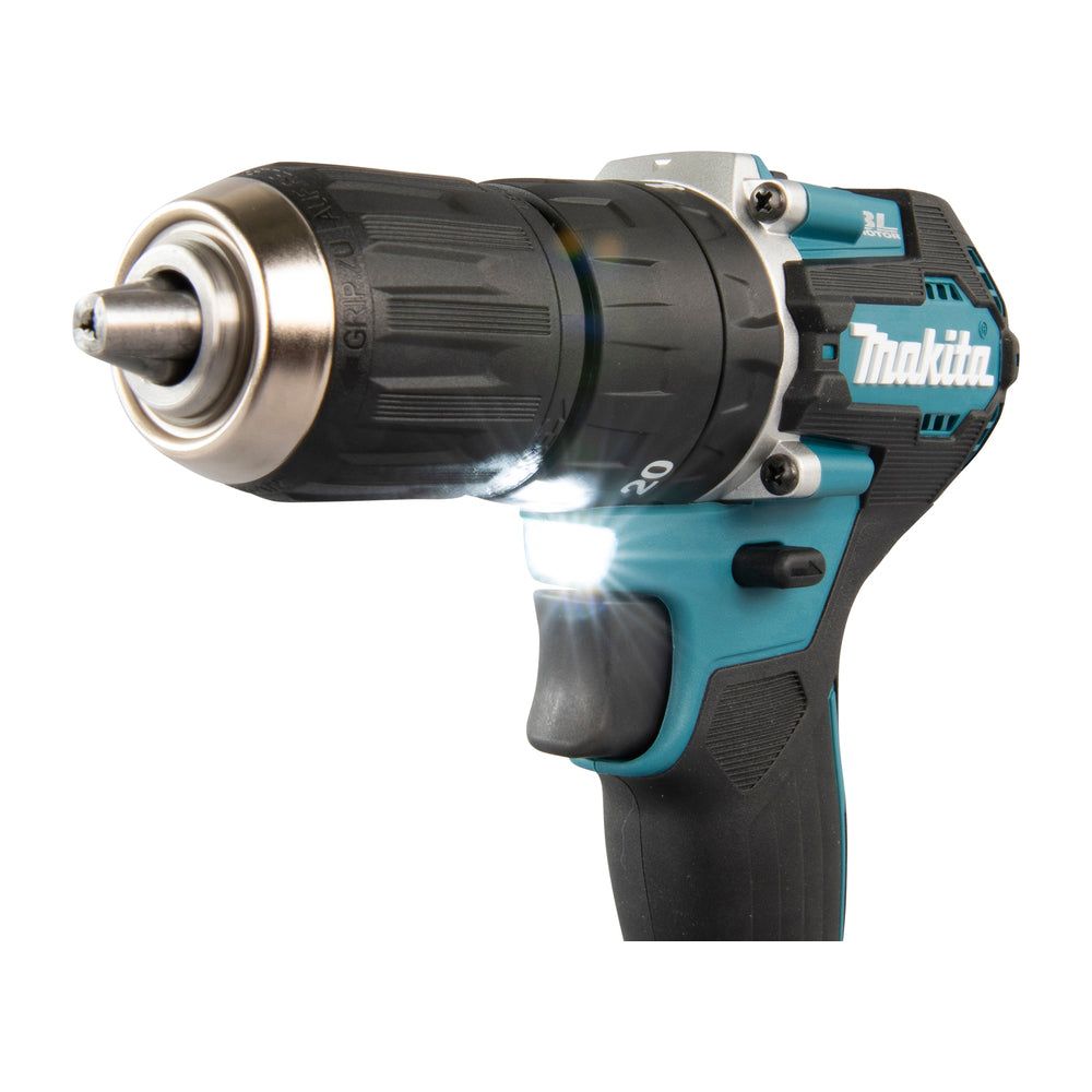 Perceuse-frappeuse LXT Makita 18V • 40 Nm • 0 – 1 700 min⁻¹ (avec accu)