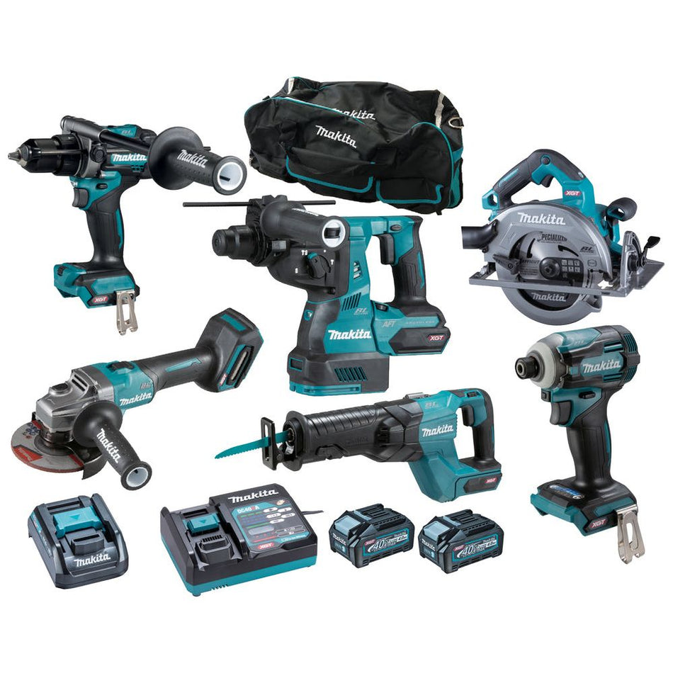 SET 6 machines XGT Makita 40V max
