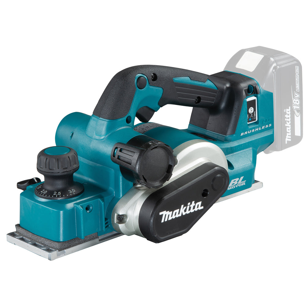 Rabot à battue LXT Makita 18V • 82 mm • 12 000 minˉ¹ (sans accu)