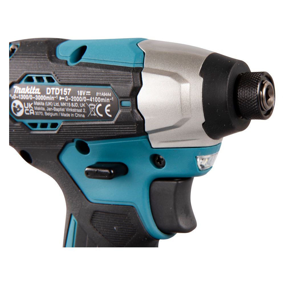 Visseuse à choc LXT Makita 18V • 1/4" • 140 Nm • 0 – 3 000 min⁻¹ (sans accu)