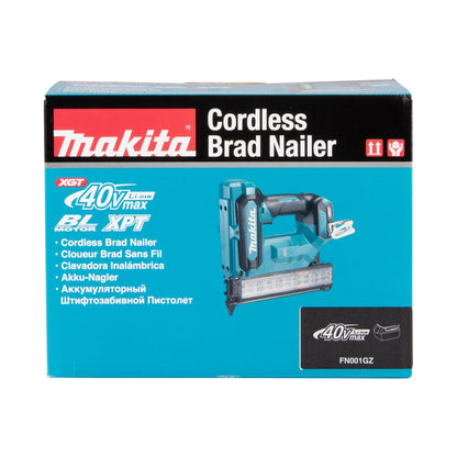 Cloueuse XGT Makita 40V max • Clous : 18 Ga / 15-40 mm / Ø 1.2 mm