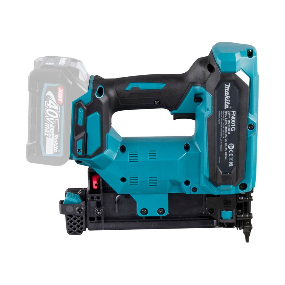 Cloueuse XGT Makita 40V max • Clous : 18 Ga / 15-40 mm / Ø 1.2 mm