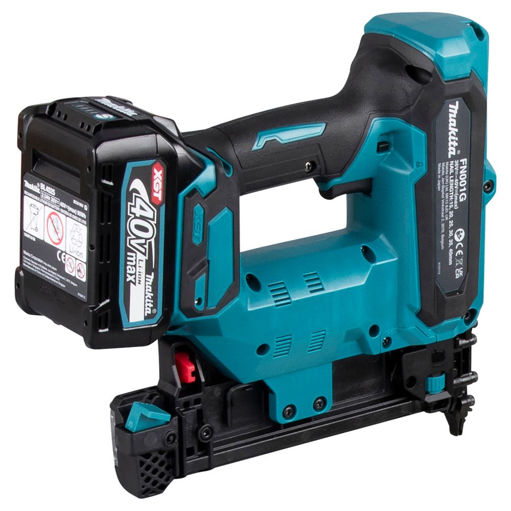 Cloueuse XGT Makita 40V max • Clous : 18 Ga / 15-40 mm / Ø 1.2 mm