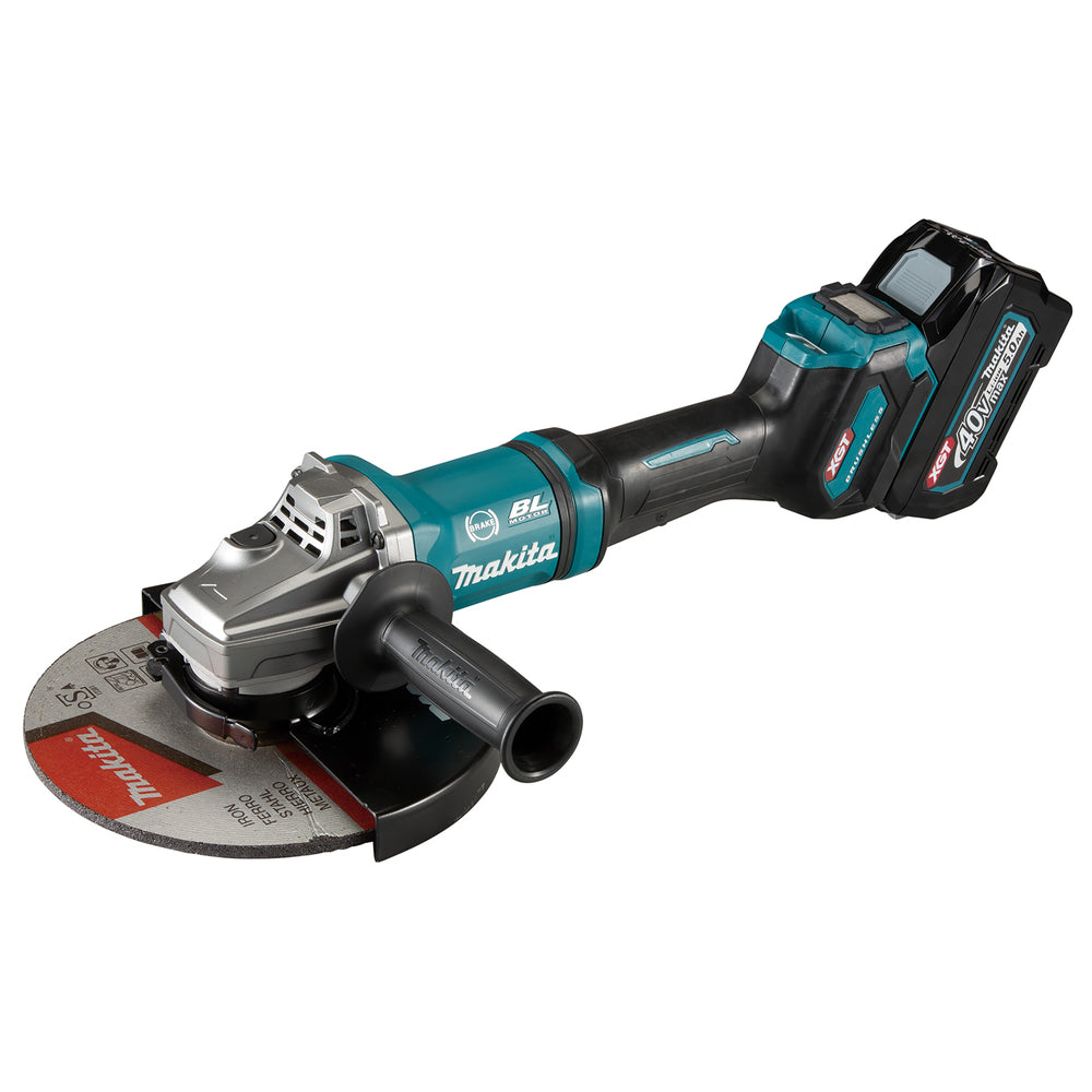 Meuleuse angulaire XGT  Makita 40V max • 230 mm • 6 600 min⁻¹ (avec accu)