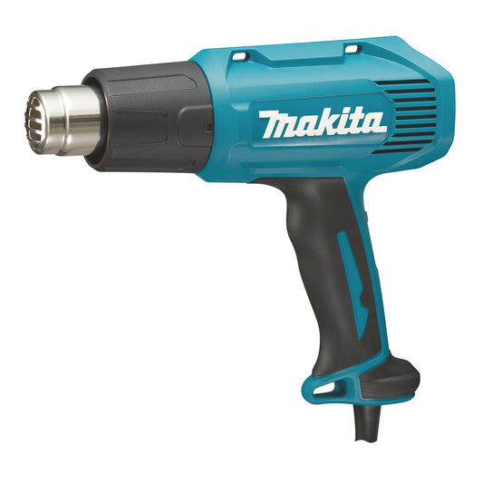 Soufflante à air chaud électrique Makita 1 800 W • 250 – 500 l/min • 50 / 600 °C