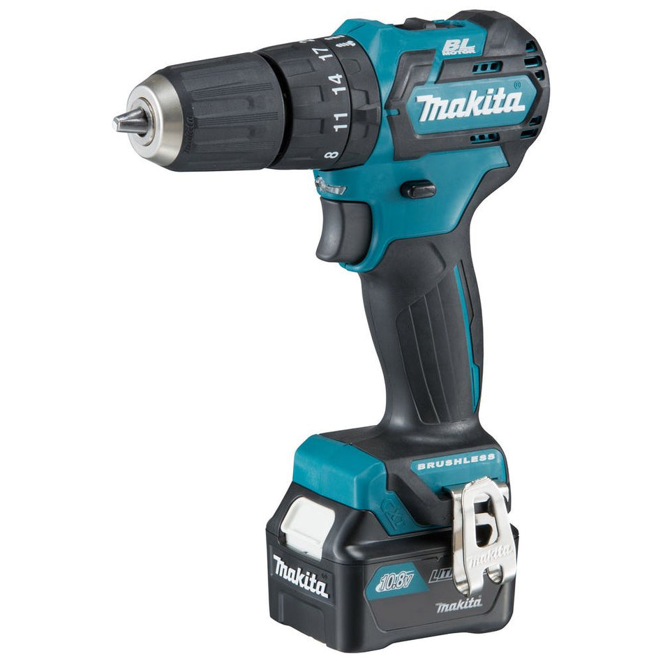 Perceuse-frappeuse CXT Makita 12V max • 35 Nm • 0 – 1 500 min⁻¹ (avec accu)
