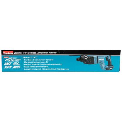 Marteau perforateur 3 fonctions XGT Makita 40V max • SDS-PLUS • 28 mm • 3,0 J (sans accu)