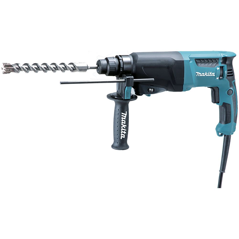 Marteau perforateur 2 fonctions électrique Makita 800 W • SDS-Plus • 26 mm • 2,4 J