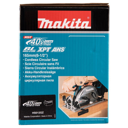 Scie circulaire XGT Makita 40Vmax • 5200 min⁻¹ • 165/20 mm (sans accu)