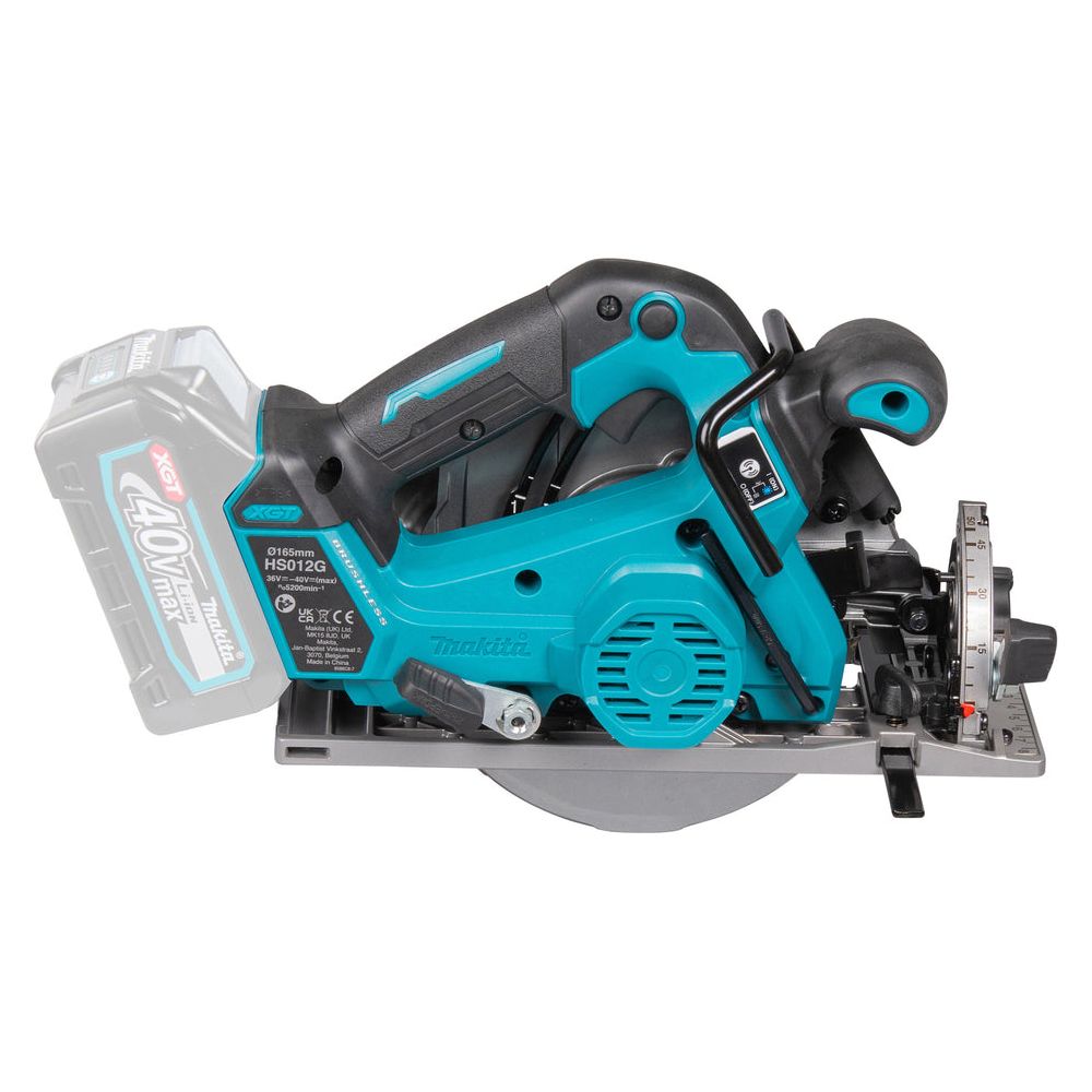 Scie circulaire XGT Makita 40Vmax • 5200 min⁻¹ • 165/20 mm (sans accu)