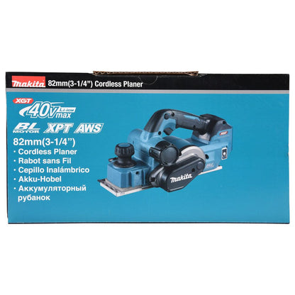 Rabot à battue XGT Makita 40V max • 82 mm (sans accu)