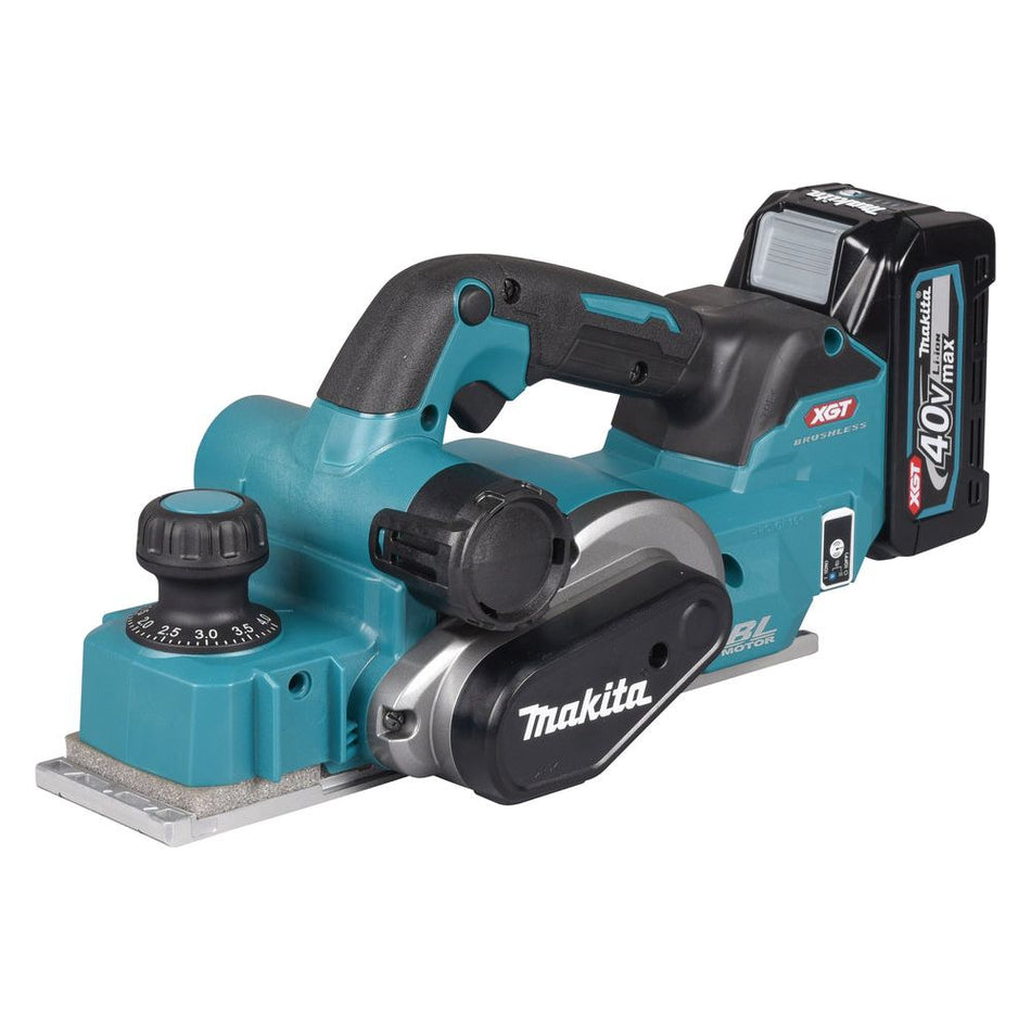 Rabot à battue XGT Makita 40V max • 82 mm (avec accu)