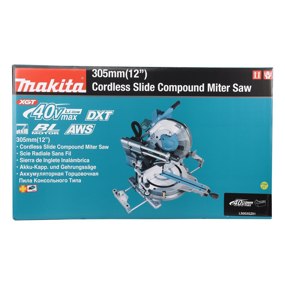 Scie à onglets XGT Makita 40V max • 305/30 mm • 3'600 min⁻¹ (sans accu)