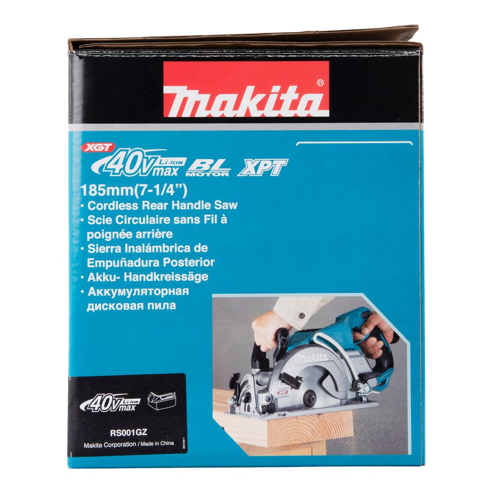 Scie circulaire XGT Makita 40V max • 185/30 mm • 65 mm • 6 400 min-1
