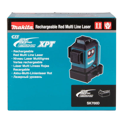 Laser line croix rouge 360° 12V Makita XPT • CXT • 10 m