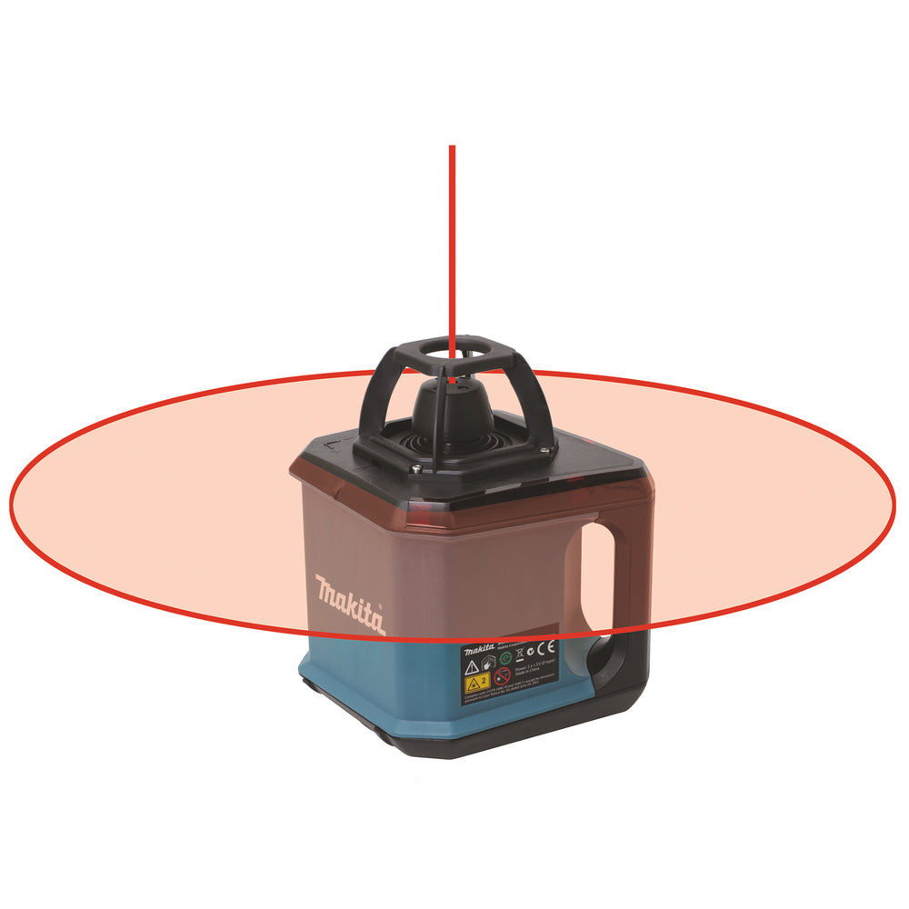 Laser rotatif rouge Makita 0 - 600 rpm • ±1 mm / 10 m • ±6°