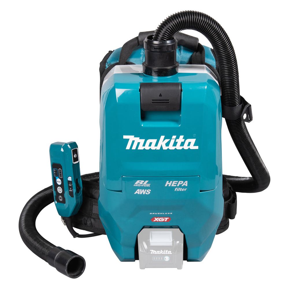 Aspirateur dorsal XGT Makita 40Vmax • 18 kPa • 2,0 L