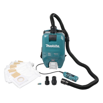 Aspirateur dorsal XGT Makita 40Vmax • 18 kPa • 2,0 L