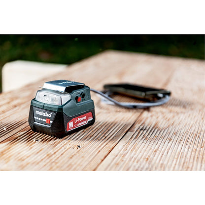 PowerMaxx PA 12 LED-USB Adaptateur électrique sans fil Metabo