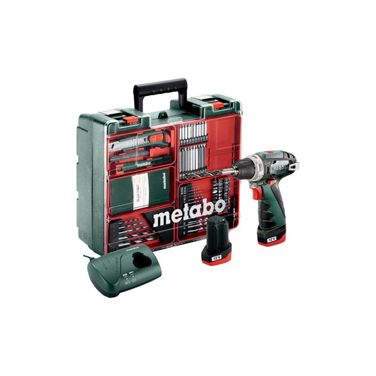 PowerMaxx BS Mobile Werkstatt Perceuse-visseuse sans fil Metabo