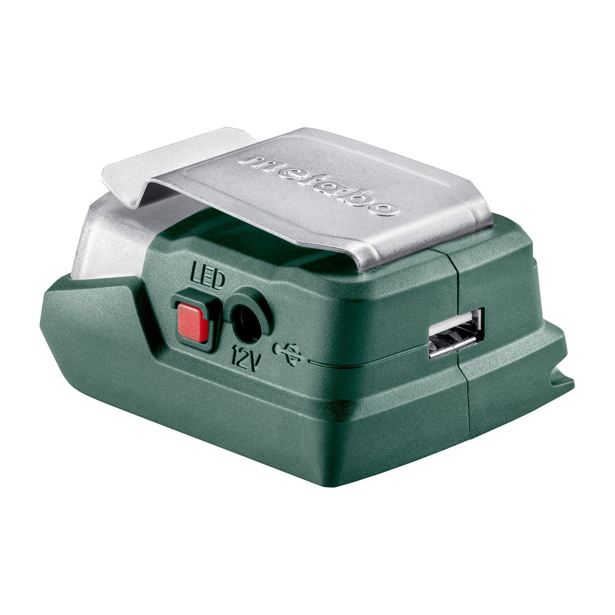 PowerMaxx PA 12 LED-USB Adaptateur électrique sans fil Metabo